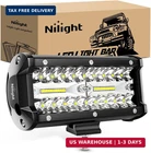Nilight Led Pods 6.5 Inch 120W Flood Spot Combo Off Road Driving Fog Bar New. Price: $31.99.