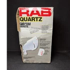 Rab Quartz White Outdoor Flood Light 75W Wall Mounted Ul Wet Listed Open. Price: $29.99.