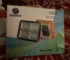 Keson Led Solar Outdoor Flood Light, 4-LIGHT Black, Model/mpn T855 New. Price: $36.09.