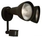 Textured Black Two Light Covered Floodith Motion Sensor From The New. Price: $100.80.