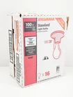 Sylvania Light Bulbs 100W 14 Pack Energy Efficient Open. Price: $50.00.