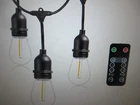 Newhouse Outdoor 48 Ft. Plug-in S14 Edison Bulb Led String Light & Remote Open. Price: $37.75.