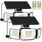 Solar Flood Lights Outdoor Waterproof Pack 6000MAH 1200LM Led Intelamp Powered New. Price: $104.99.