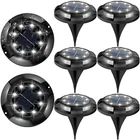 Solar Ground Lights Outdoor Waterproof, 8 Pack 12 Leds Garden Disk Ligh... New. Price: $40.77.