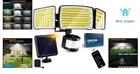 Vensstnor Solar Motion Sensor Flood Lights Outdoor - 4000LM Lighting Modes,... New. Price: $61.64.