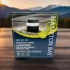 Hampton Bay Outdoor Led Path Light Black, 25W, Dusk-to-dawn Sensor New. Price: $30.00.