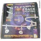 Satco Flexible Track Lighting System 5 Metalic Silver 20 Halogen Lights New Open. Price: $74.95.