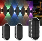 Solar Fence Lights Outdoor, Warm White & Rgb 8 Modes Wall Outdoo... New. Price: $30.22.