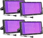 100W Uv Black For Glow Parties - 4 Pack Fluorescent Floodlights New. Price: $98.99.