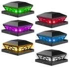 T-sun Solar Post Cap Lights 6 Pack Outdoor Waterproof Rgb Color Changing New. Price: $59.03.