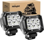 Nilight Led Pods 2PCS 18W 1260LM Spot Off Road Lights Super Bright Driving Fog New. Price: $23.35.