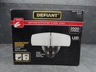 Defiant Maxdetect 240 Black Motion Sensor Wired Outdoor Led Security Flood Light Used. Price: $33.99.