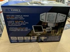 New Sunforce 150 Led Triple Head Solar Powered Motion Activated 1000 Flood Light. Price: $44.00.