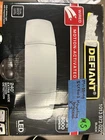 Defiant Maxdetect 240 Black Motion Sensing Wired Outdoor 3-HEAD Led Flood Light Used. Price: $14.99.