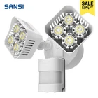 Sansi 3400LM Led Motion Sensor Security 30W Outdoor Floodlight Wall Lamp New. Price: $25.99.