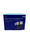 Wyze Floodlight Pro 2.5K Qhd Outdoor Wi-fi Smart Security Camera Black Used. Price: $60.00.