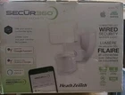 SECUR360 Wi-fi White Wired Smart Motion Activated Outdoor Security Light New. Price: $26.80.