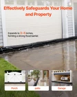 Vevor Flood Barrier, 8 Pack, 1.6 X 1.4 Ft Bags Activated By Water, Reusabl New. Price: $152.90.