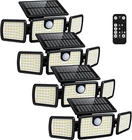 Bright Solar Motion Deck Lights - Quick Charge, 4 Pack With Remote New. Price: $92.99.