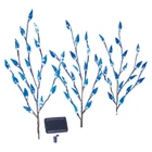 Collections Etc Bright Leaf Solar Garden Lights With Adjustable Branches New. Price: $19.99.