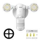 3000 Lumens 5000K White Motion Sensing Dusk Dawn Integrated Led Flood Light Open. Price: $34.38.