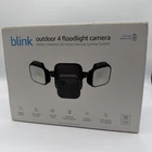 Blink Outdoor 4 Floodlight Security Camera 1080P Battery Powered Black New. Price: $79.87.