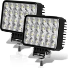 Led Tractor 2PCS 6 Inch 10000LM 12V Flood Square Black New. Price: $92.82.