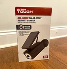 Hyper Tough 800-LUMEN Solar Motion Sensor Dummy/decoy Security Camera Black Open. Price: $10.00.
