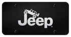 Jeep Climbing Laser Etched Stainless Steel Black Plate Official Licensed New. Price: $41.95.
