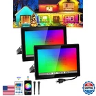 T-sun Rgb Flood Lights Outdoor 2 Pack 60W Color Changing Landscape Led With App New. Price: $71.07.