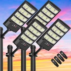 Vowelsone Solar Street Lights Outdoor WATERPROOF48000LM 320WIDE Angle Flood New. Price: $152.93.