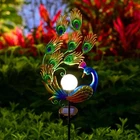 Arter Solar Garden Stake Light, 50 Inches Tall Metal Peacock Outdoor Waterpro... New. Price: $31.82.