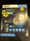 Halo 150-WATT Equivalent, 3000 Lumen, Integrated Led, Dusk To Dawn Flood Light New. Price: $17.28.