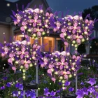 Kohlrabi Solar Garden Lights Outdoor, 4 Pack Purple Lavender Butterfly ... New. Price: $83.55.