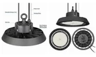 Hylele Led High Bay Warehouse Light 150W 5000K Lumens Etl/dlc Certfd. Black New. Price: $100.99.