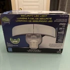 New Home Zone Security Motion Activated Led Light 240 Dual Head 2500 Lumens. Price: $21.87.