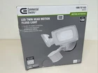Commercial Electric Led Motion Activated Flood Light Twin Head 1006 757 023 New. Price: $35.00.
