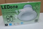 Ledone 6IN. Commercial Down Light Multi Wattage & Cct 3000K-4000K New. Price: $19.99.