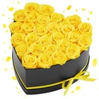 Forever FLOWERS,27 Preserved Roses In Heart Shape Box,eternal Immort New. Price: $71.00.