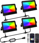 Yayza! Led Flood Lights Outdoor 36W, 300W Equivalent 3000 Lm Rgb Color Changing New. Price: $82.23.