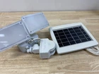 Defiant 17000215 180 White Solar Outdoor 3-HEAD Led Security Light, 2100 Lumens Used. Price: $29.70.