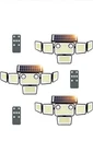 Szpower Solar Outdoor Lights, 6 Heads Powered Flood Black, Remote Control 3 Pack New. Price: $62.99.