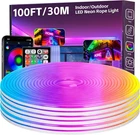 100FT Rgb Led Neon Rope Lights, App & Remote Control, Flexible Waterproof IP65 New. Price: $108.95.