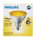 Philips 469080 13.5W PAR38 Yellow Led Bug Light New. Price: $18.00.