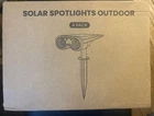 Hmdecor Solar Spot Lights Outdoor, IP67 Waterproof 4 Pack New. Price: $40.00.