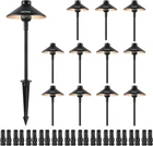 Vevor Pack Low Voltage Landscape Path Lights, 3W 210LM 12V-24VAC/DC Outdoor New. Price: $166.99.