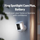 Ring Spotlight Plus Wi-fi Wired Plug-in Outdoor Security Video Camera White New. Price: $149.00.