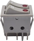 1PCS DRH-2415 Double Button Rocker Switch Pins 16A 250VAC T125 Red Lamp New. Price: $39.82.