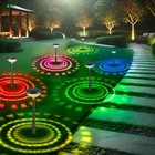 Hoodink 6 Pack Solar Garden Lights Rgb White Led Powered Outdoor New. Price: $62.71.