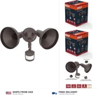Halo 180 Motion Activated Sensor Outdoor Security Flood Light With Lamp Cove... New. Price: $73.94.